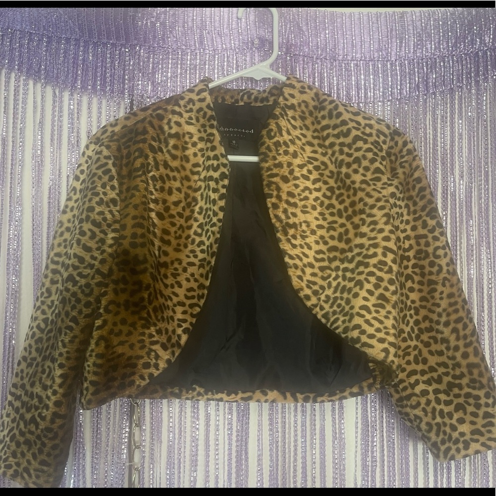 Connected mini party sweater girls faux fur